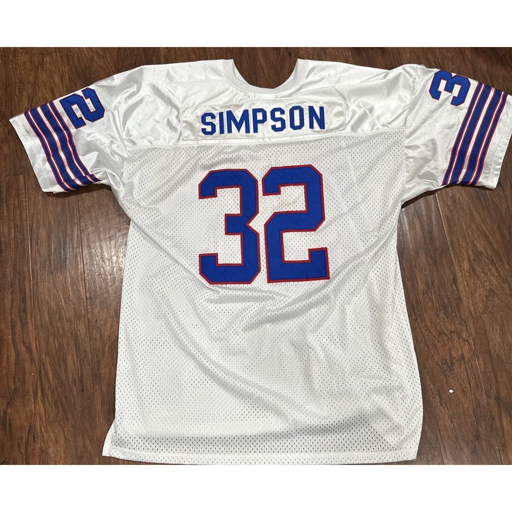 NFL Mitchell&Ness 1973 Buffalo Bills O.J. Simpson #32 Jersey Men 56 USA made
